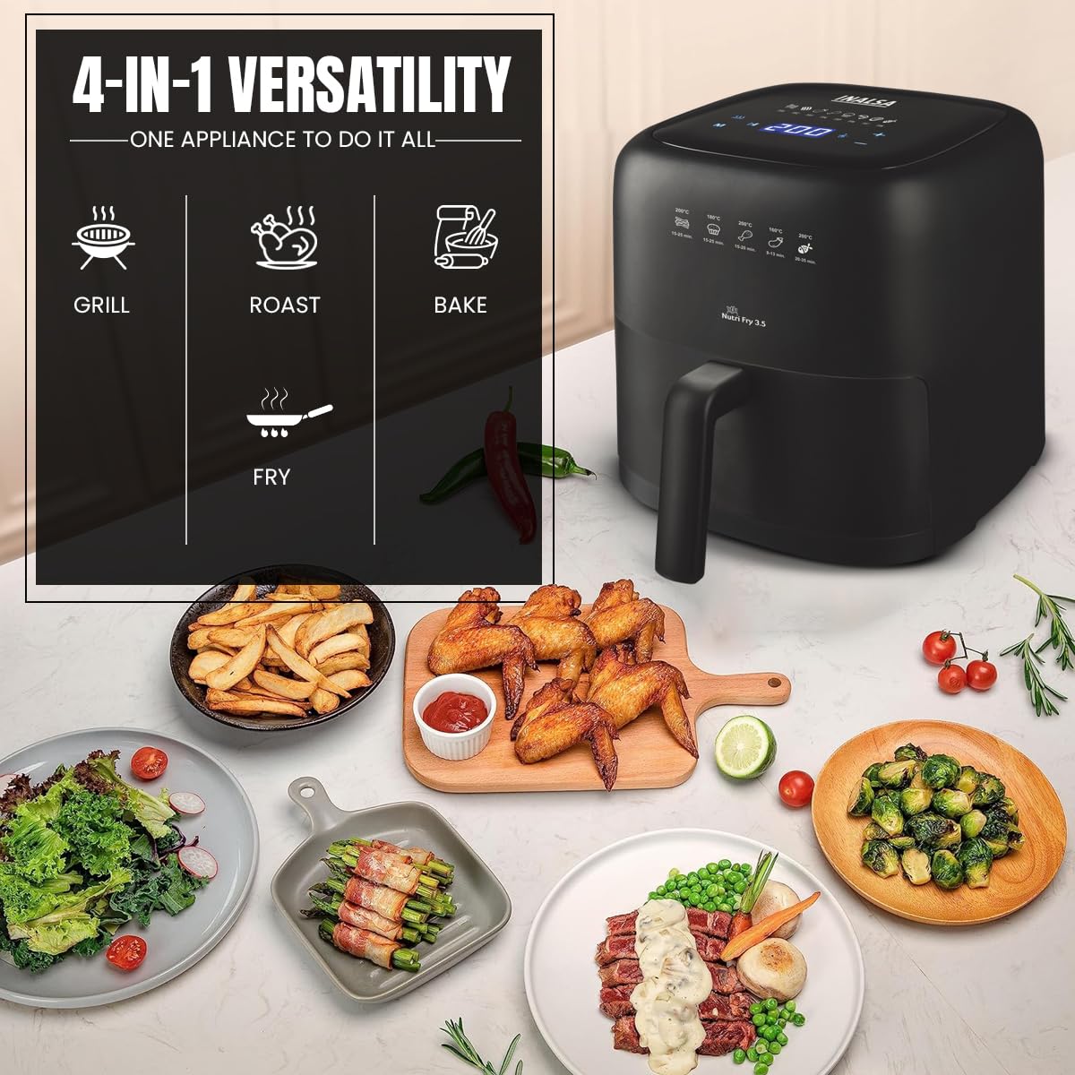 INALSA Air Fryer 3.5 ltr - Image 6