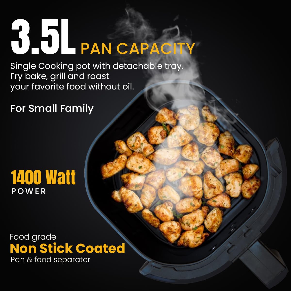 INALSA Air Fryer 3.5 ltr - Image 5