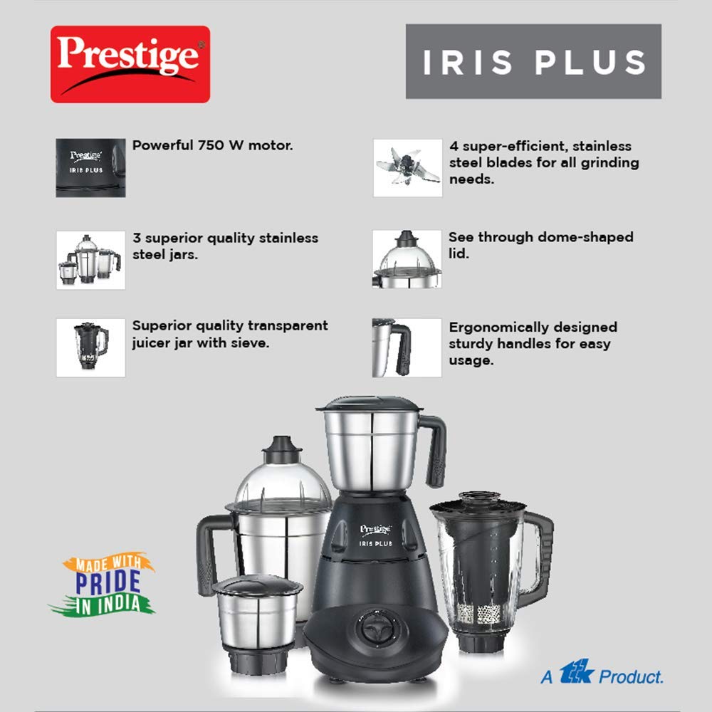 Iris 750W Mixer Grinder - Image 4