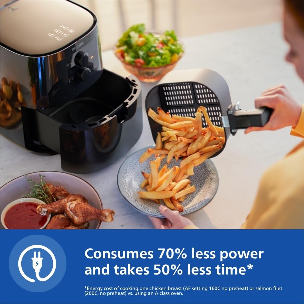 PHILIPS Air Fryer HD9200/90, uses up to 90% less fat - Image 5