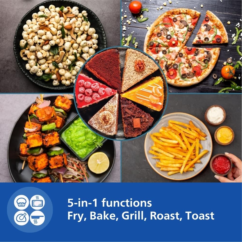 PHILIPS Air Fryer HD9200/90, uses up to 90% less fat - Image 3