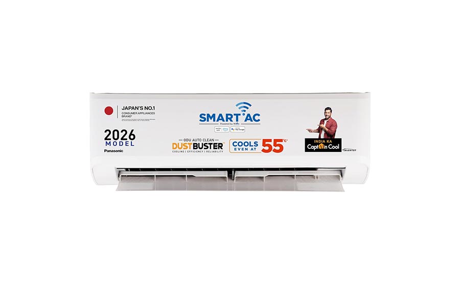 Panasonic 1.5 Ton 3 Star, New Star rated, Premium WiFi Inverter Smart Split AC