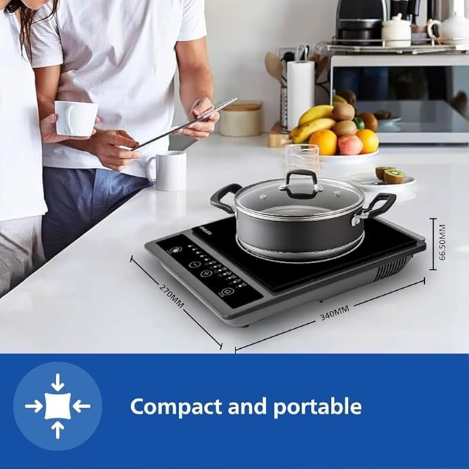 PHILIPS INDUCTION COOKTOP HD4944/00 1500W - Image 3