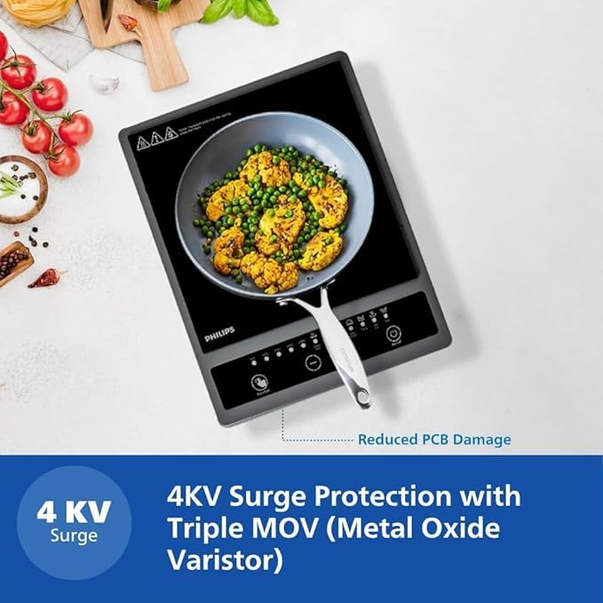 PHILIPS INDUCTION COOKTOP HD4944/00 1500W - Image 4