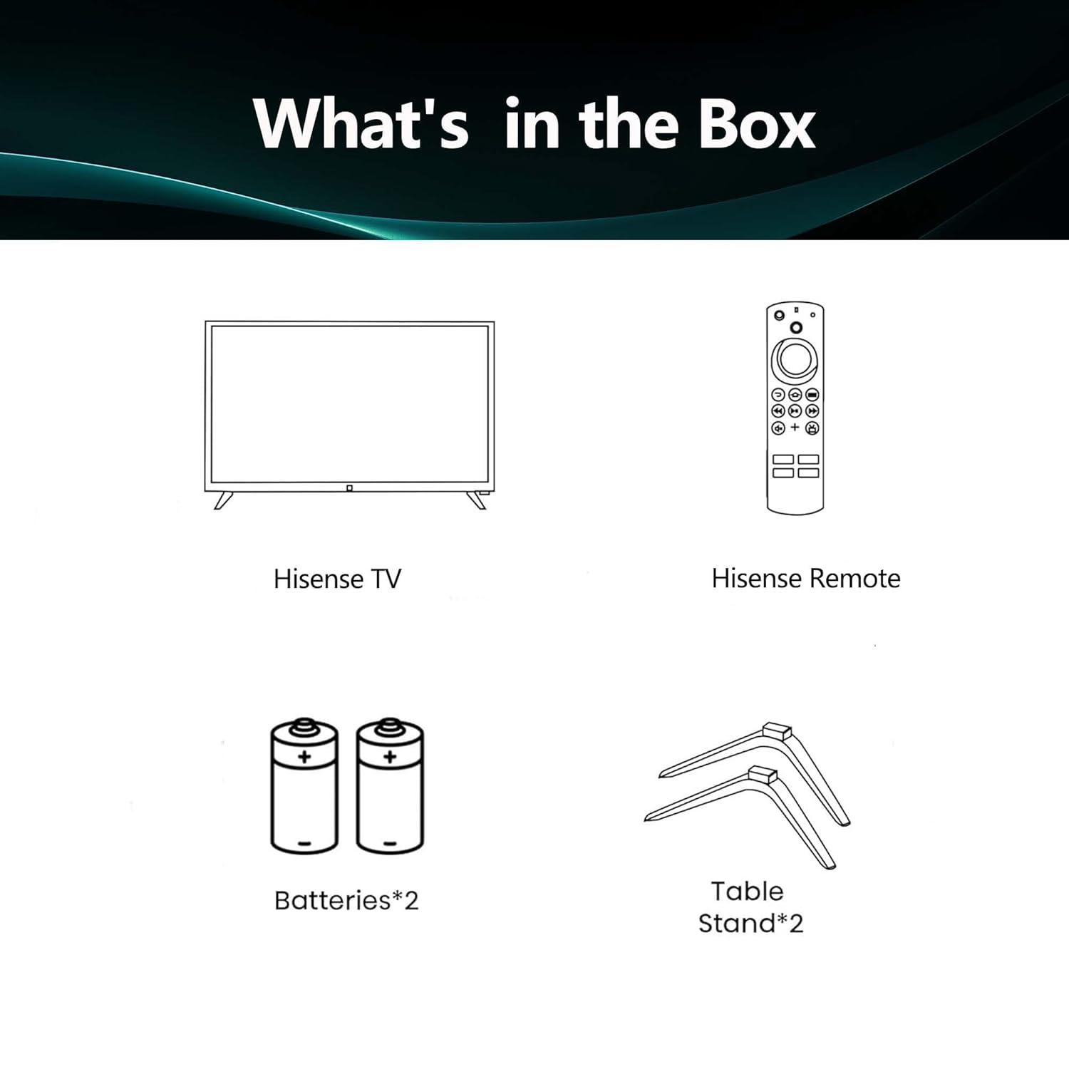 HISENSE LED TV C.TV58A6Q - Image 2