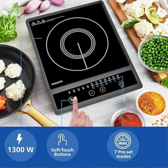 PHILIPS INDUCTION COOKTOP HD4944/00 1500W - Image 2