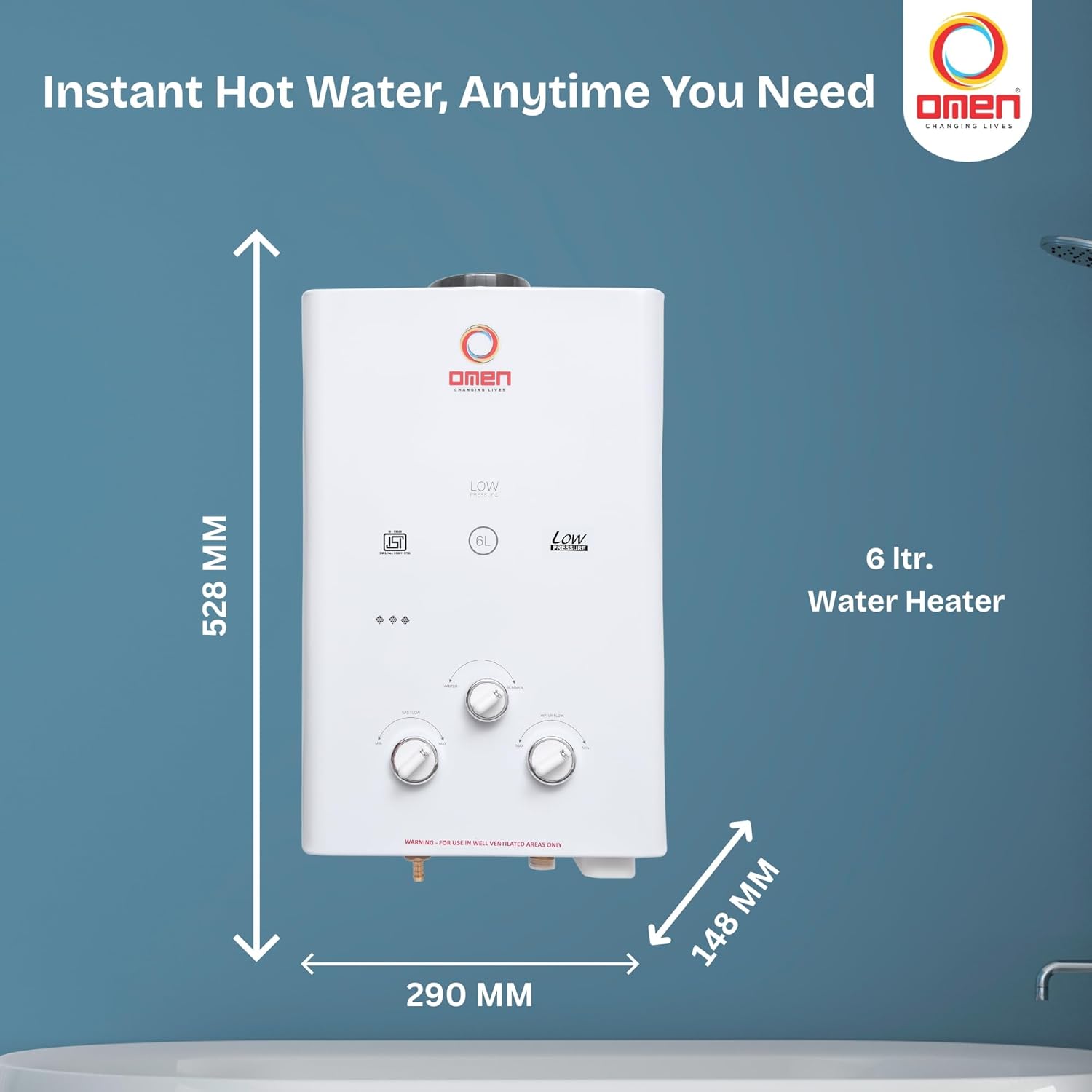 OMEN GAS GEYSER INSTANT - Image 2