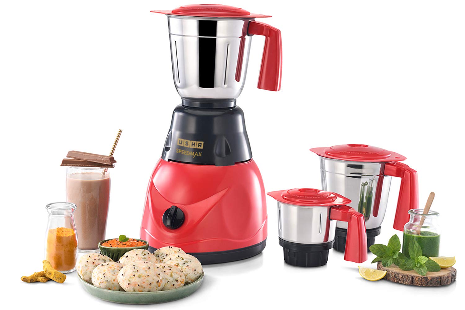 USHA MG SPEEDMASTER 500W RED - Image 2
