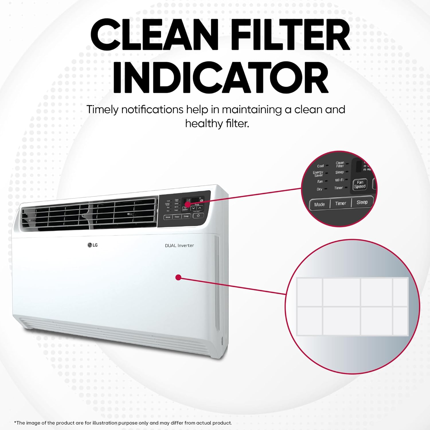 LG WINDOW AC 1.5T AW-Q18WUXA - Image 4