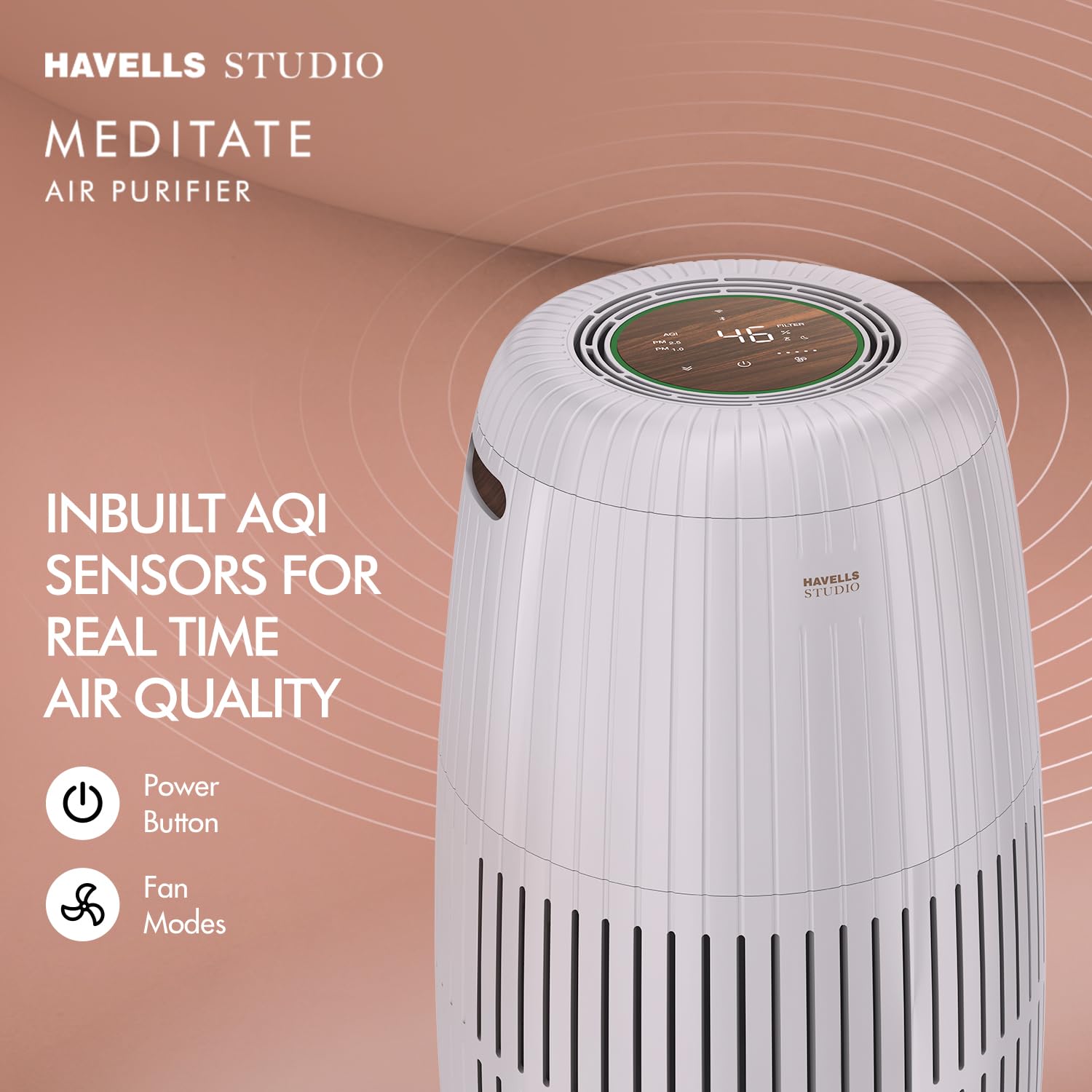 HAVELLS AIR PURIFIER MEDITATE AP 250 REMOTE - Image 5