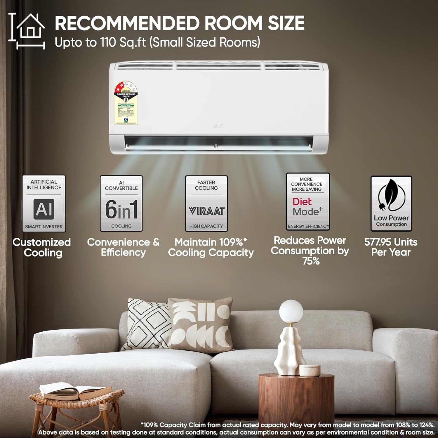LG INVERTER SAC ASNQ11KNVE I/D - Image 2
