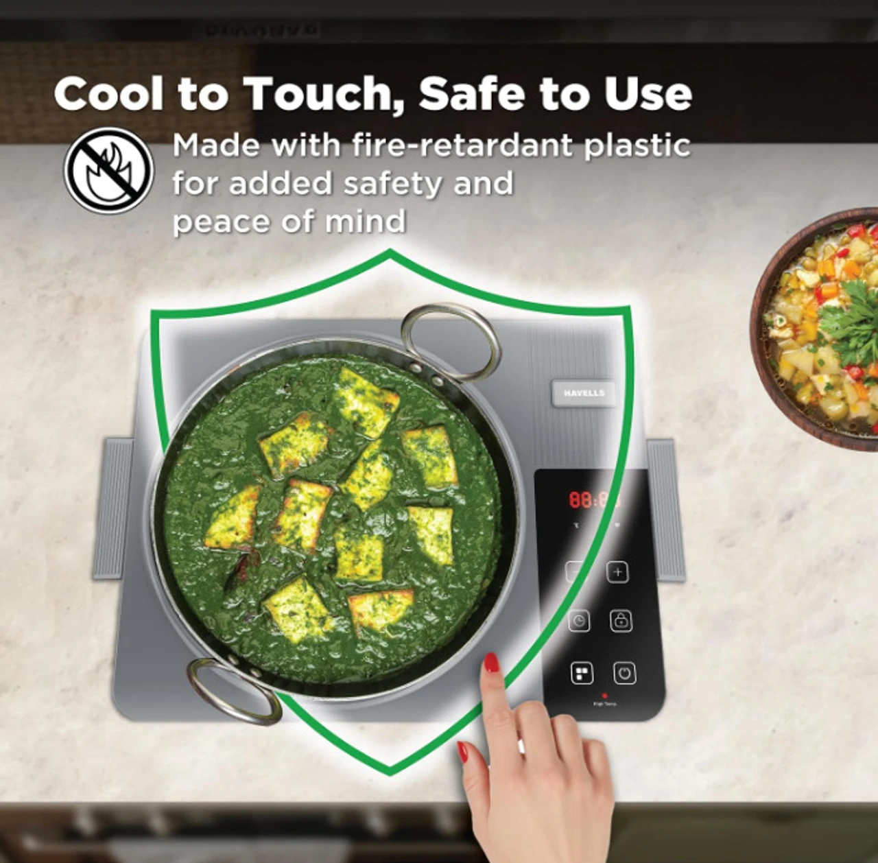 HAVELLS INDUCTION COOKTOP HEXO EZ TC20 - Image 4