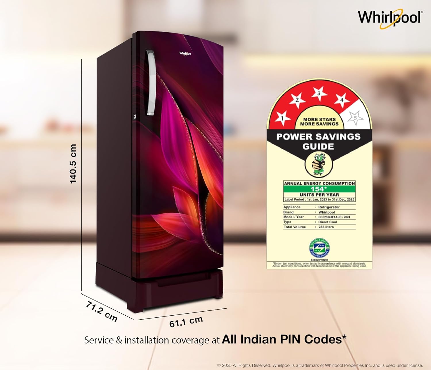 73766 WHIRLPOOL REF 260 IMPRO PRM 3S WINE BREEZE - Image 3