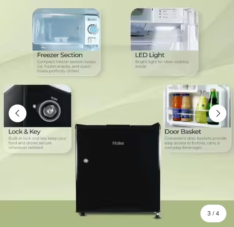 HAIER REF HRD-752KSA 50L - Image 3