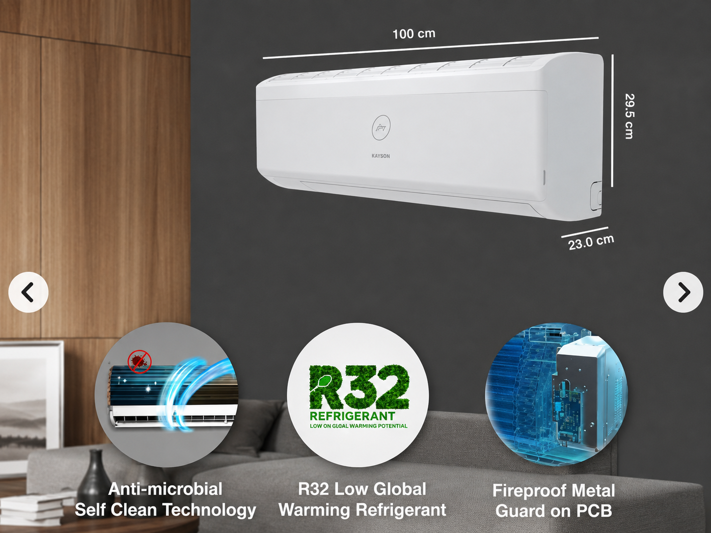 GODREJ INVERTER AC 1.7TON SIC 20ITC3-WYR I/D - Image 2