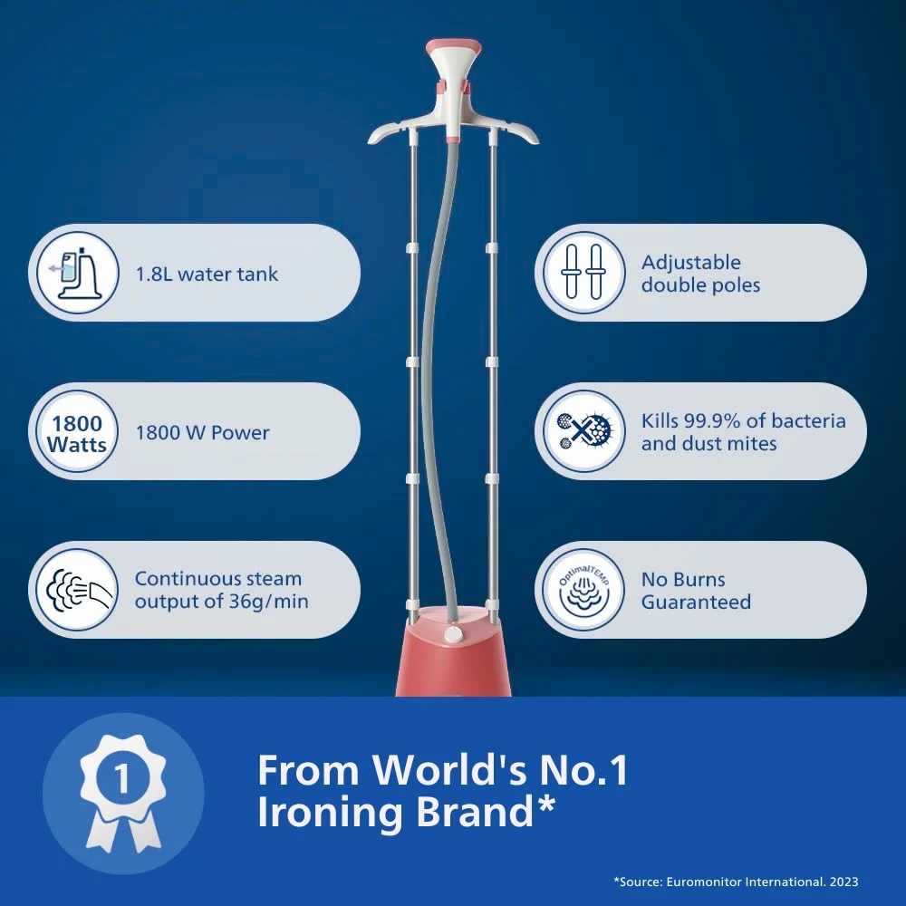 PHILIPS GARMENT STEAMER STE1020/40 - Image 5