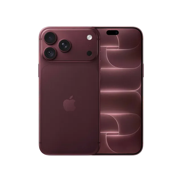 Apple iPhone 18 Pro Max 2 tb smartphone with A20 Pro chip and 48MP Pro Fusion camera in Burgundy
