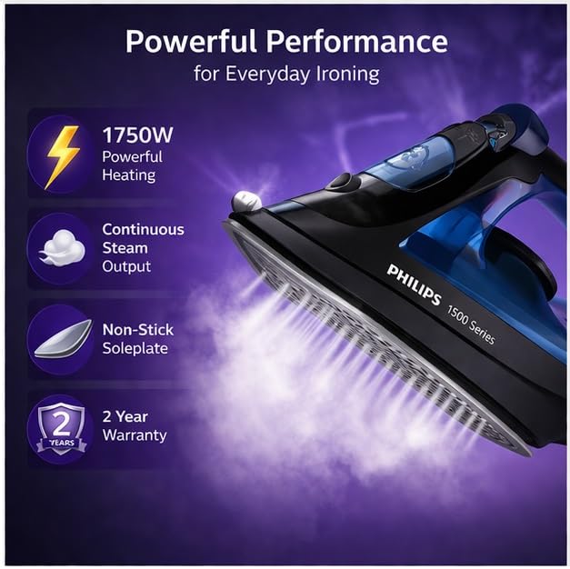 PHILIPS STEAM IRON DST1520/20 1750W - Image 6