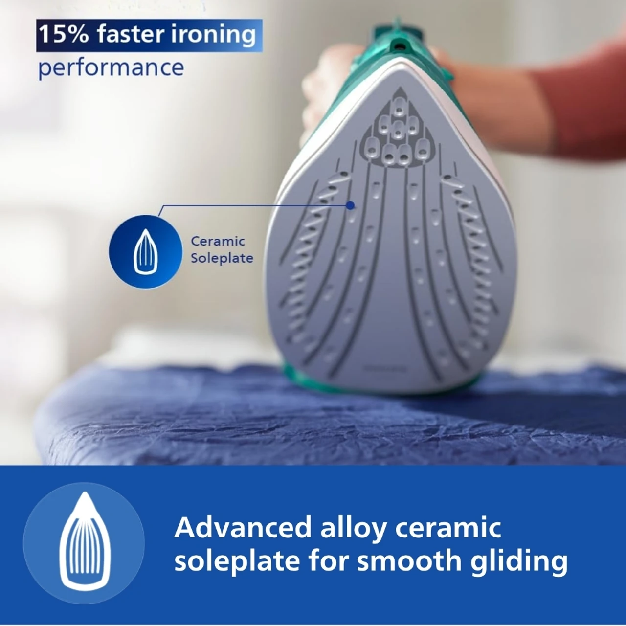 PHILIPS STEAM IRON DST3030/70 2400W - Image 7