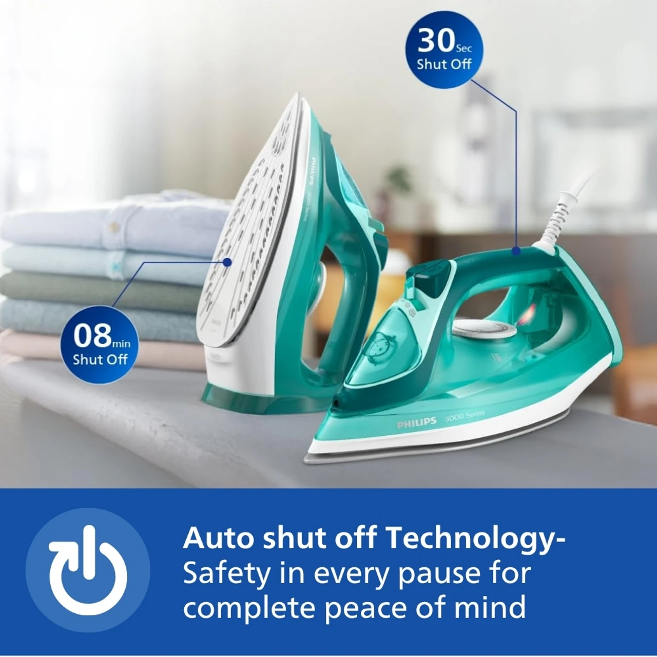 PHILIPS STEAM IRON DST3030/70 2400W - Image 5